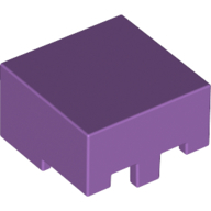 Lego přilba (Minecraft), levandulová střední (6167639, 6192830)